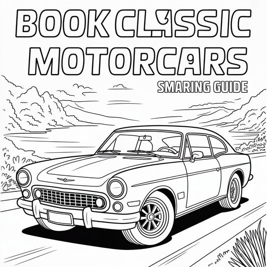 Classic Motorcars Smart Guide Coloring Book – Digital Download | SmartGuide