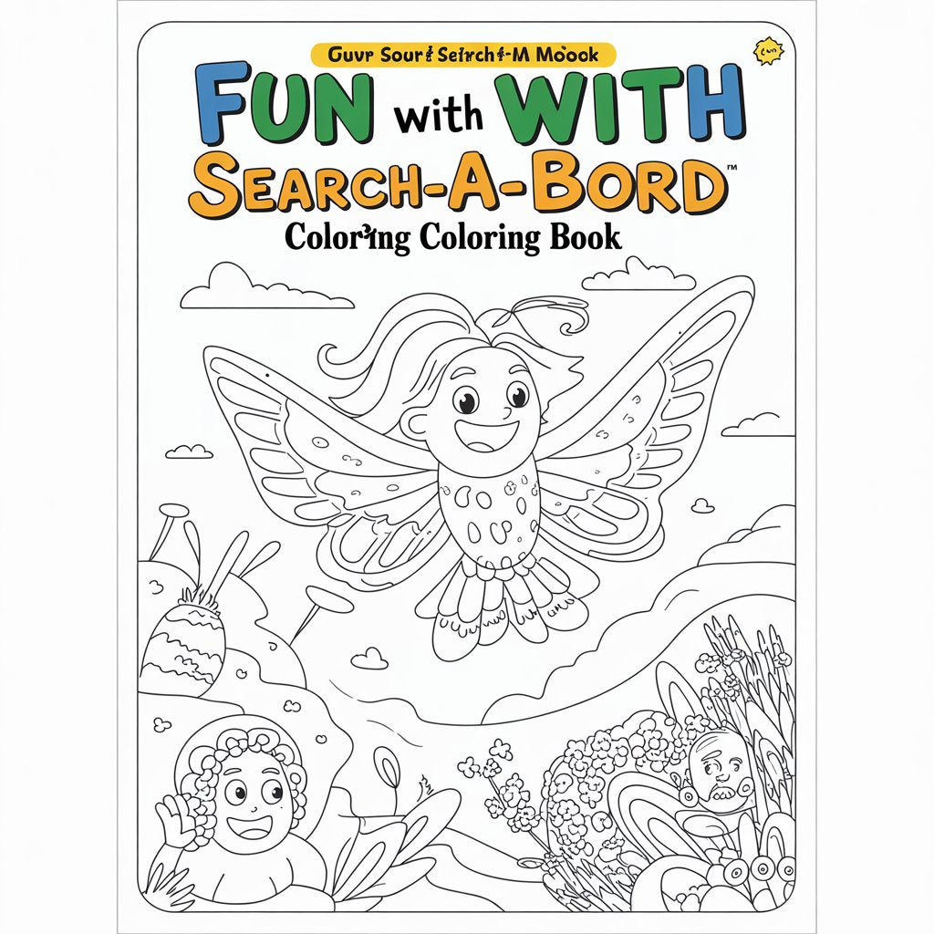 Dover Coloring Smart Guide Book – Fun with Search-a-Word Coloring Book (Digital Download PDF)