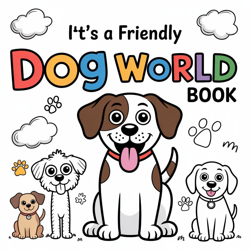It’s a Dog’s World Smart Guide – Fun & Friendly Dog Coloring Book (Digital Printable PDF) | SmartGuide