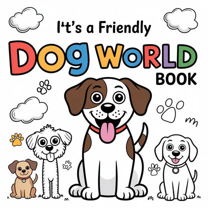 It’s a Dog’s World Smart Guide – Fun & Friendly Dog Coloring Book (Digital Printable PDF) | SmartGuide