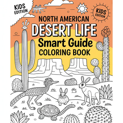 North American Desert Life Smart Guide Coloring Book – Digital Download | SmartGuide
