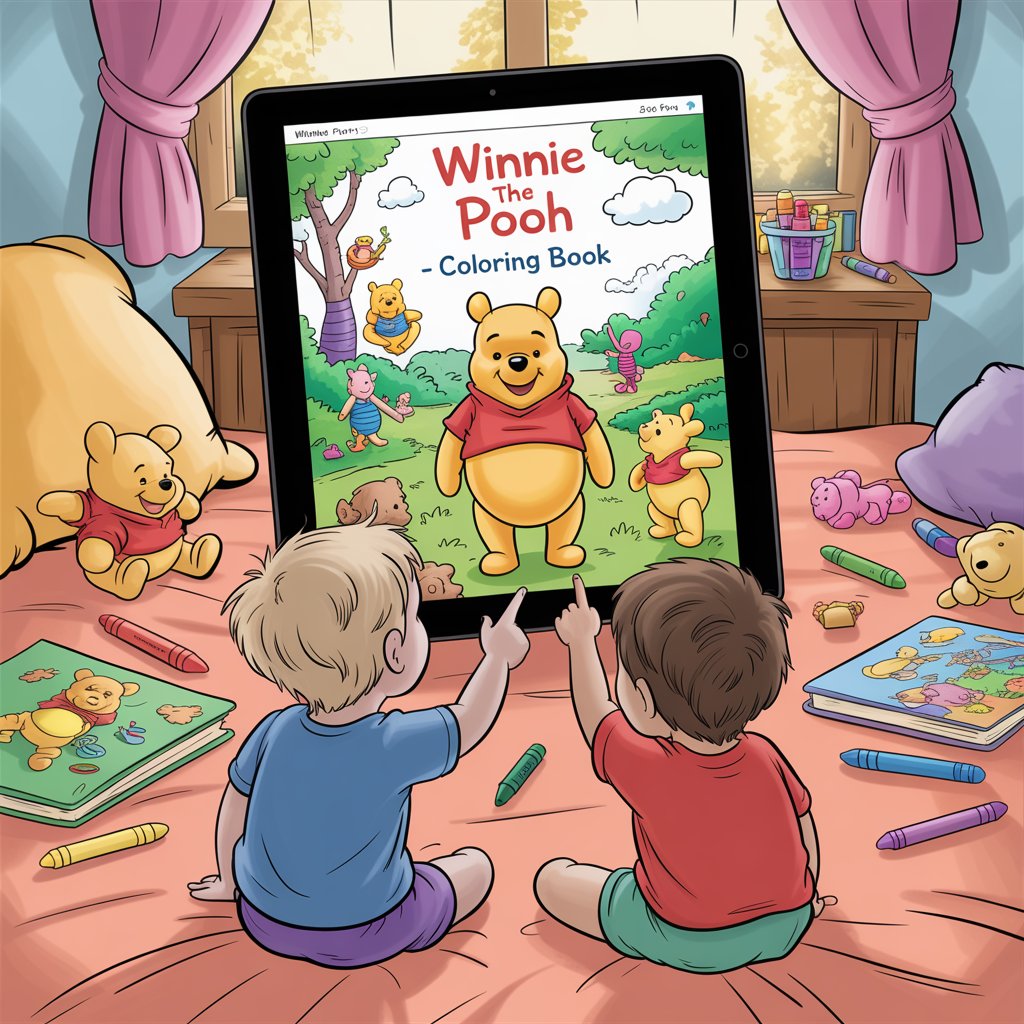 Winnie the Pooh PayPackages – SmartGuide Coloring Book (Digital Download | Smart Guide)