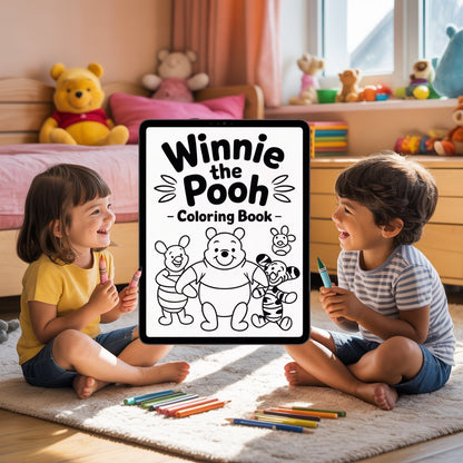 Winnie the Pooh PayPackages – SmartGuide Coloring Book (Digital Download | Smart Guide)