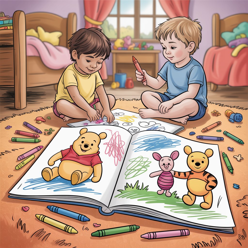 Winnie the Pooh PayPackages – SmartGuide Coloring Book (Digital Download | Smart Guide)