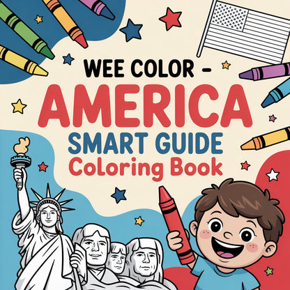 Wee Color – America Smart Guide Coloring Book (Digital Download | SmartGuide)