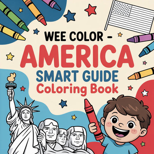 Wee Color – America Smart Guide Coloring Book (Digital Download | SmartGuide)