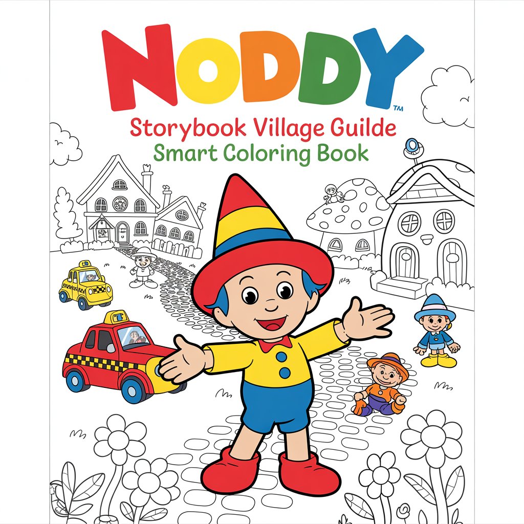 Noddy – Storybook Village Smart Guide Coloring Book (Digital Download | SmartGuide)