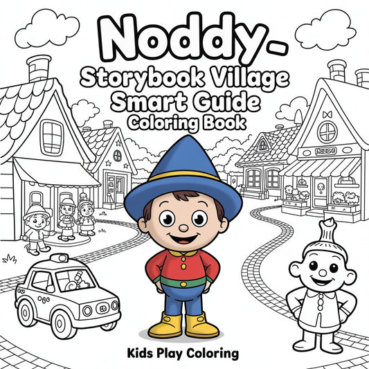 Noddy – Storybook Village Smart Guide Coloring Book (Digital Download | SmartGuide)